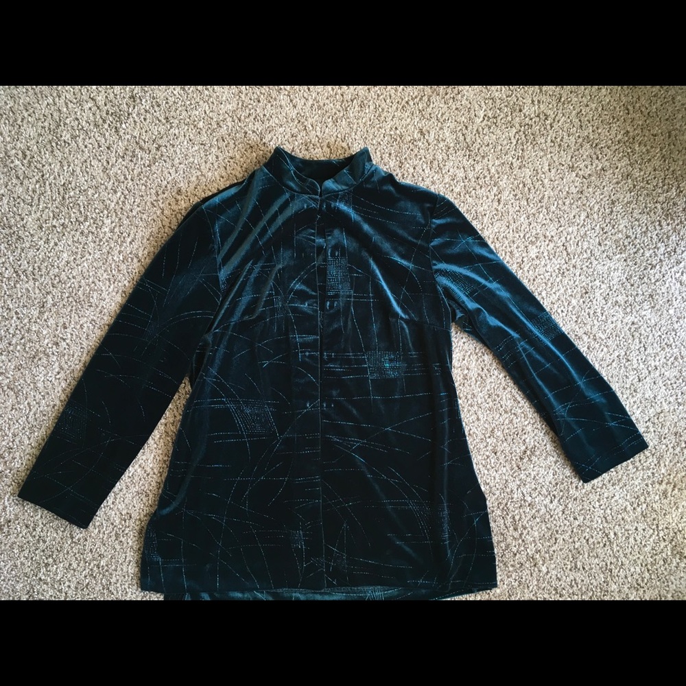 Vintage velvet cardigan
